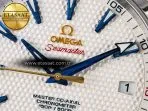 Omega Aqua Terra 150M SS VSF 1:1 Best Edition Silver Polka Dots Dial on SS Bracelet A8500 Super Clone - Görsel 11