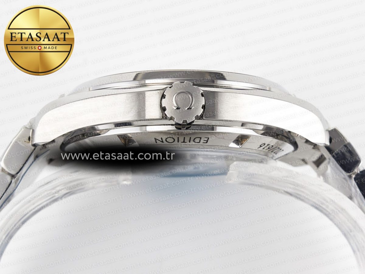 Omega Aqua Terra 150M SS VSF 1:1 Best Edition Silver Polka Dots Dial on SS Bracelet A8500 Super Clone - Görsel 15