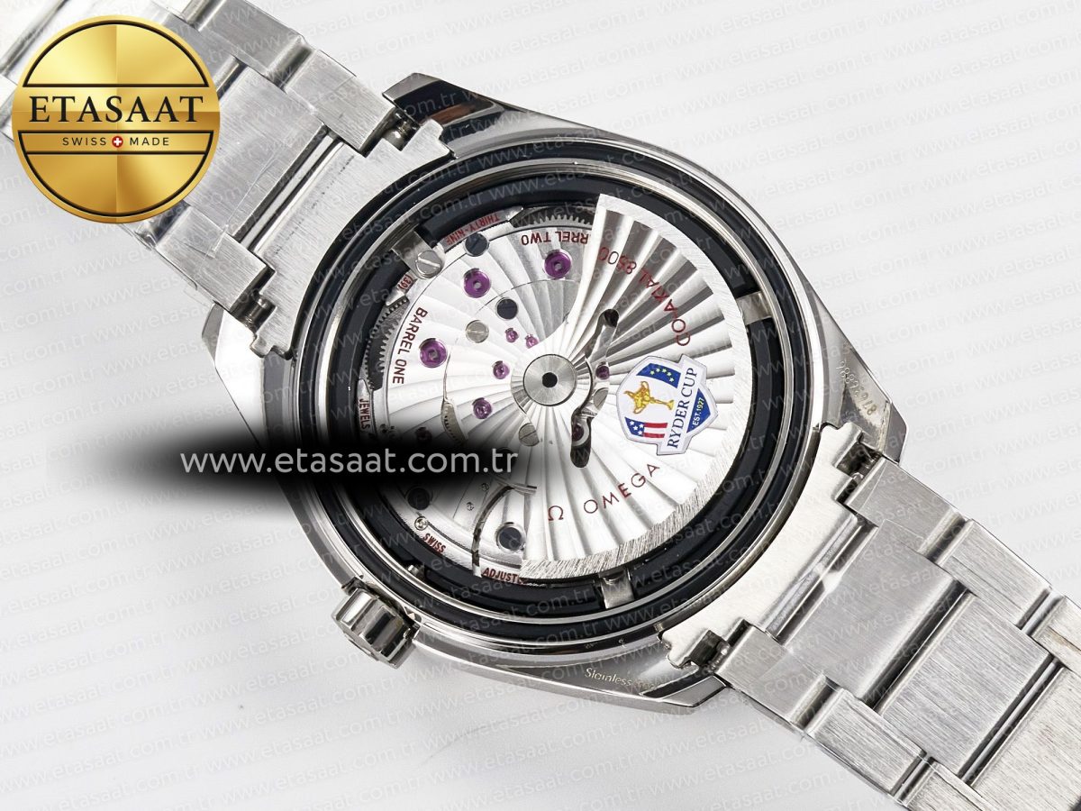 Omega Aqua Terra 150M SS VSF 1:1 Best Edition Silver Polka Dots Dial on SS Bracelet A8500 Super Clone - Görsel 19