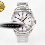 Omega Aqua Terra 150M VSF Gümüş Polka Dots Kadran A8500 Eta Saat - Görsel 3 - 1:1 Süper Klon Saat