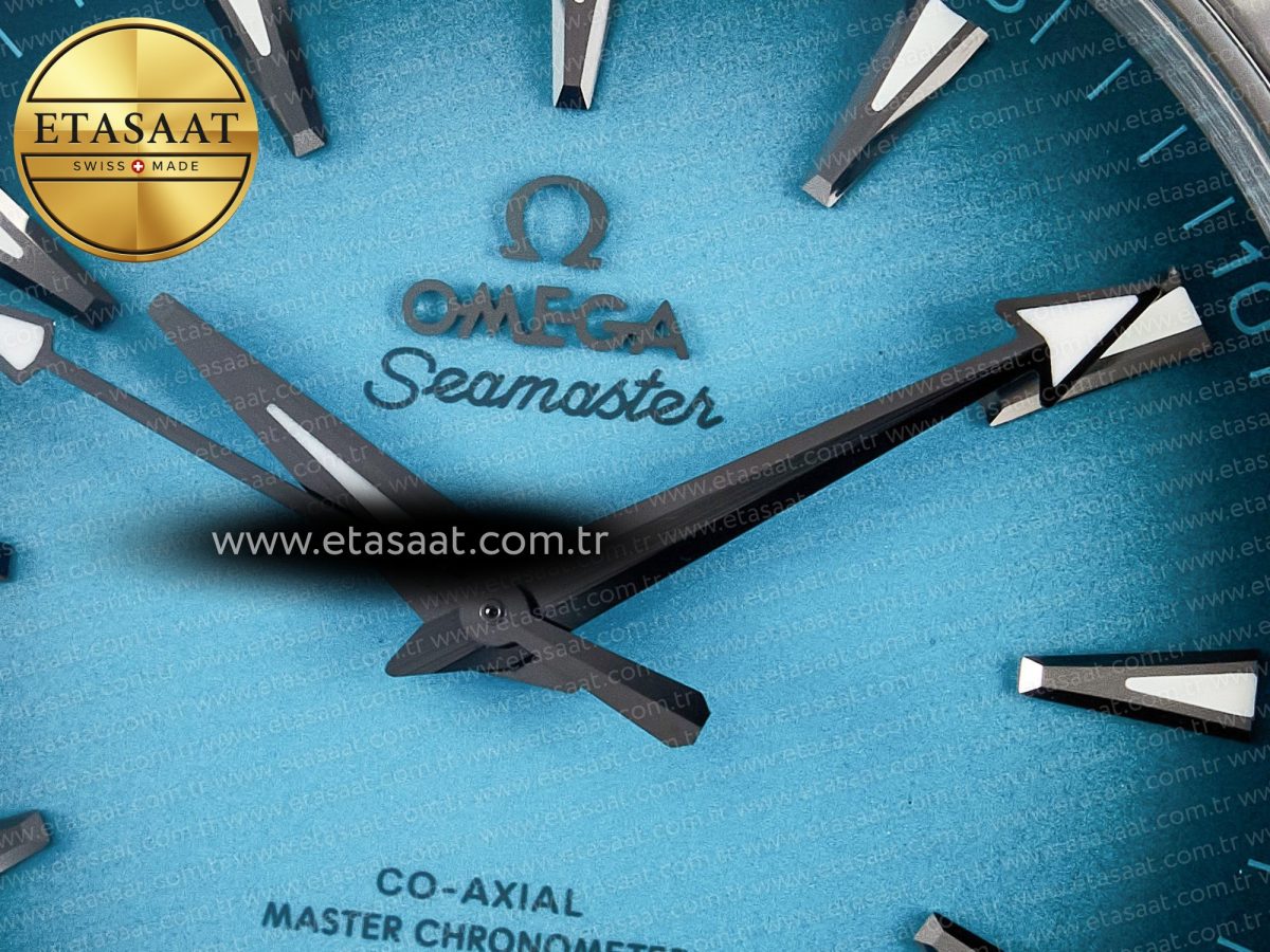 Omega Aqua Terra 150M SS VSF 1:1 Best Edition Turquoise Dial on SS Bracelet A8900 Super Clone - Görsel 10