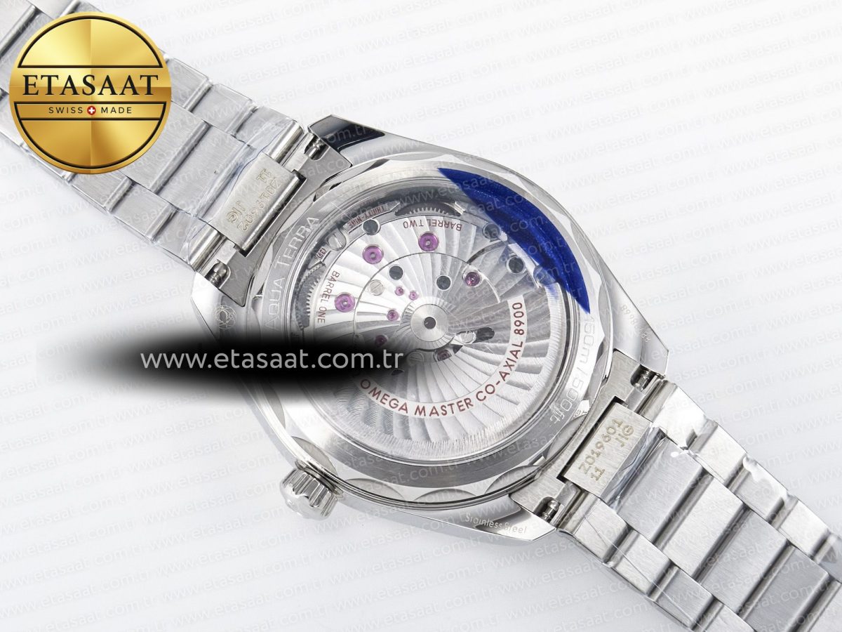 Omega Aqua Terra 150M SS VSF 1:1 Best Edition Turquoise Dial on SS Bracelet A8900 Super Clone - Görsel 17