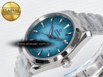Omega Aqua Terra 150M SS VSF 1:1 Best Edition Turquoise Dial on SS Bracelet A8900 Super Clone - Görsel 6