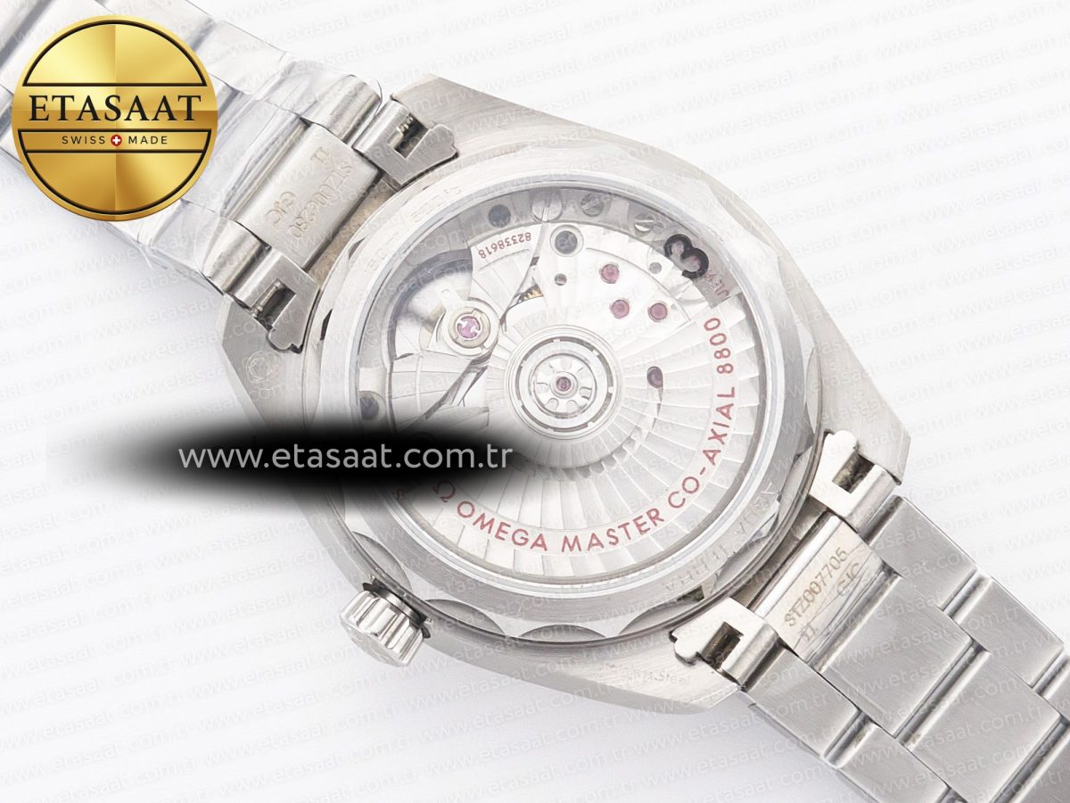 Omega Aqua Terra 150M SS VSF 1:1 Best Edition White Dial SS Hand on SS Bracelet A8800 - Görsel 18