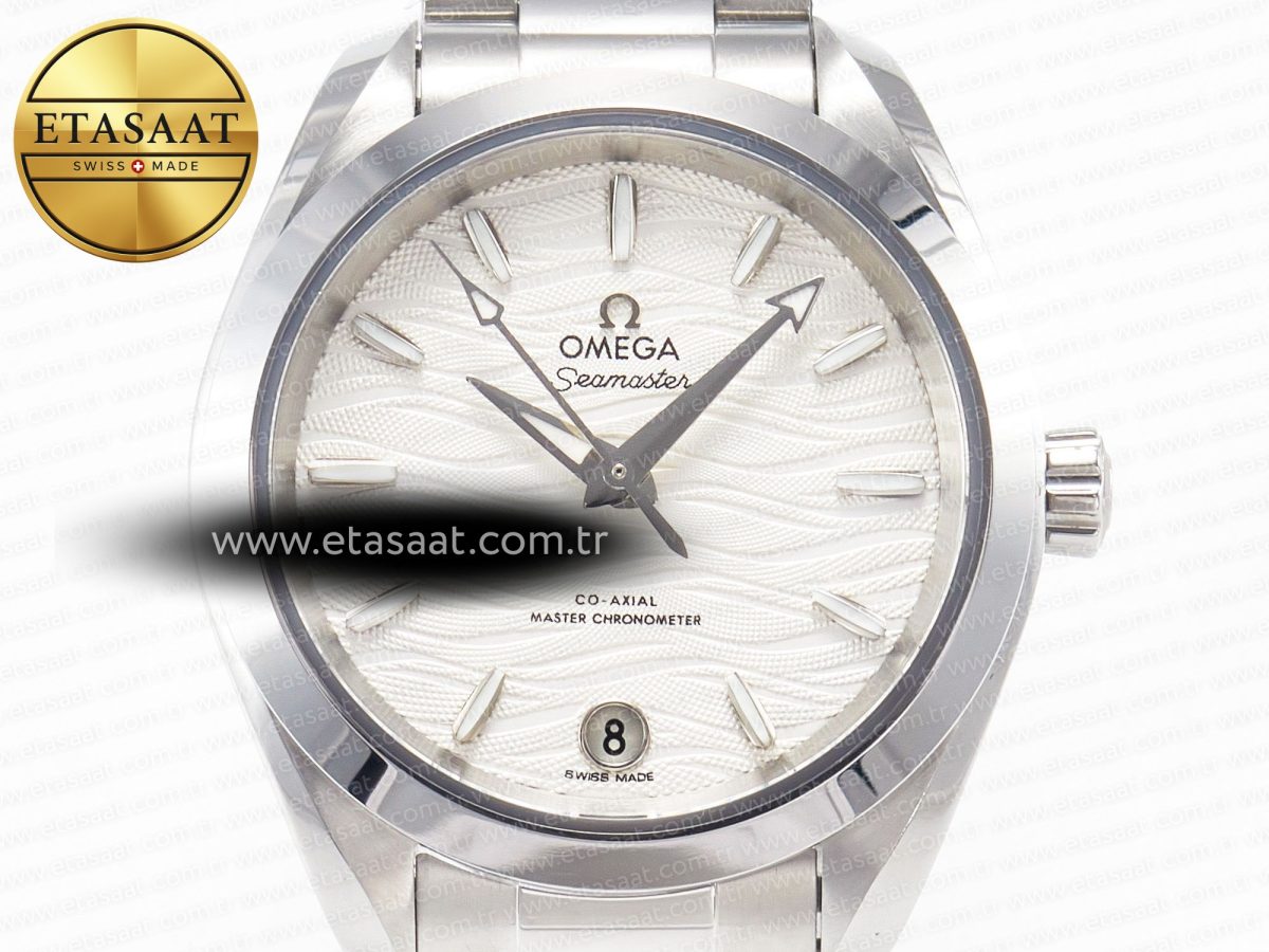 Omega Aqua Terra 150M SS VSF 1:1 Best Edition White Dial SS Hand on SS Bracelet A8800 - Görsel 4