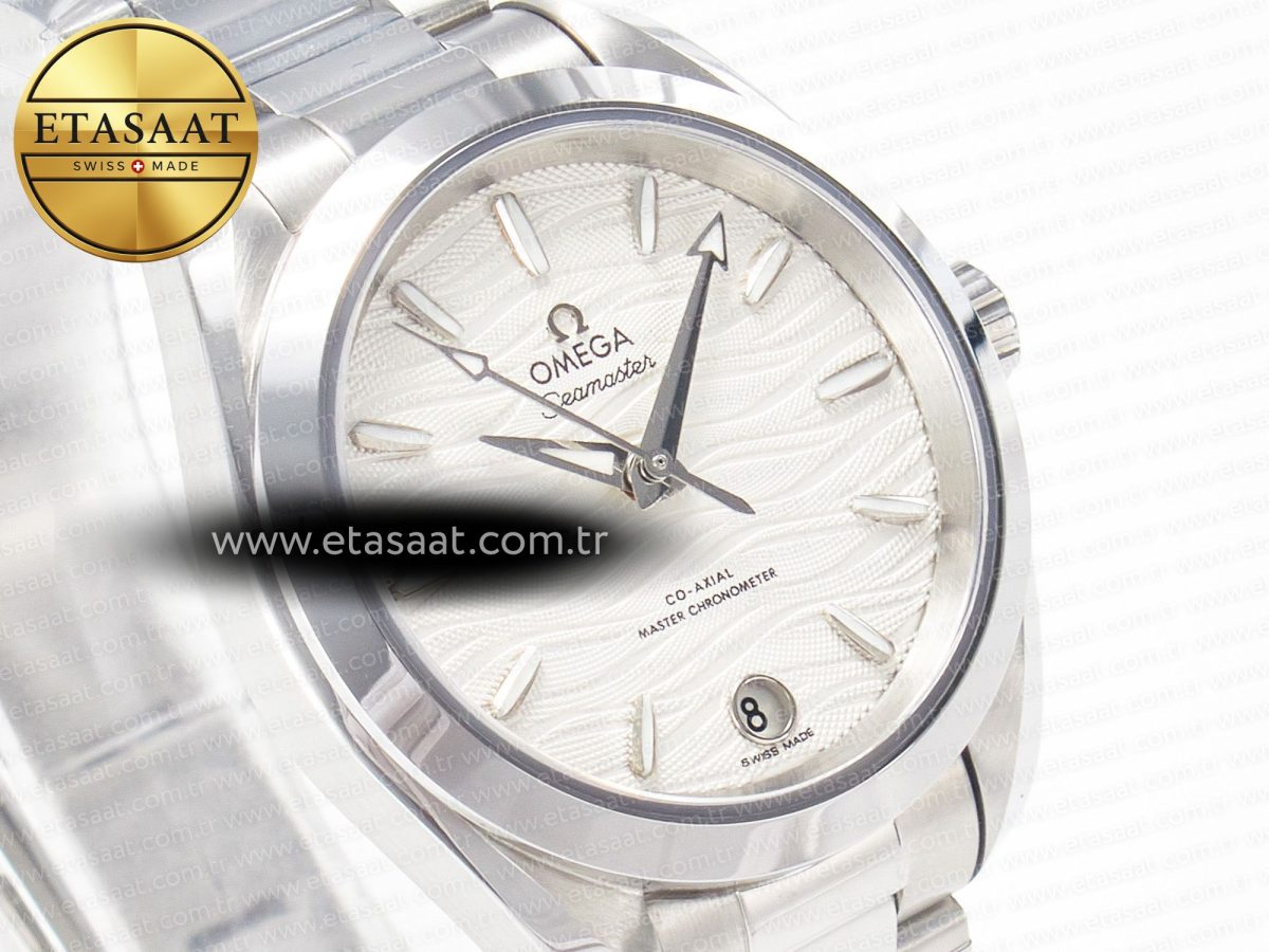 Omega Aqua Terra 150M SS VSF 1:1 Best Edition White Dial SS Hand on SS Bracelet A8800 - Görsel 5