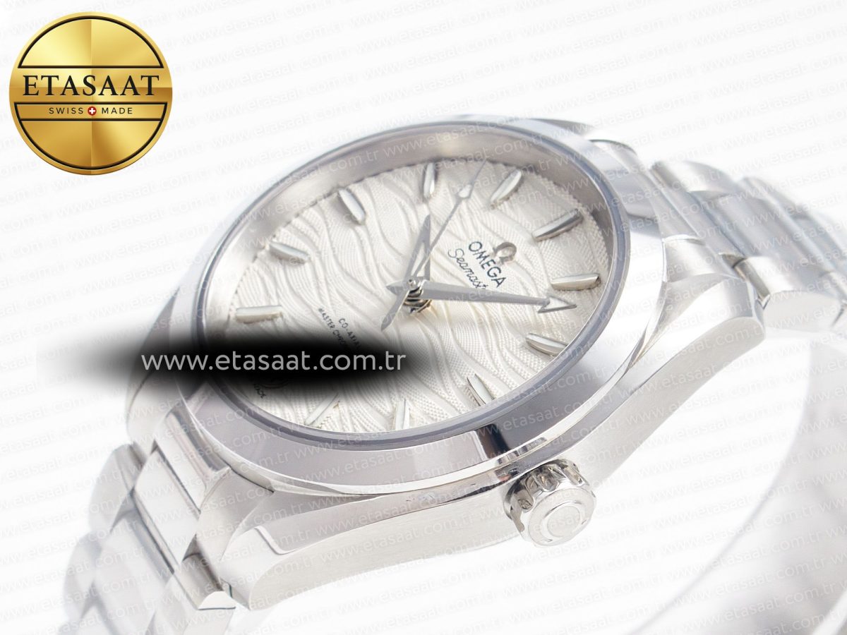 Omega Aqua Terra 150M SS VSF 1:1 Best Edition White Dial SS Hand on SS Bracelet A8800 - Görsel 6