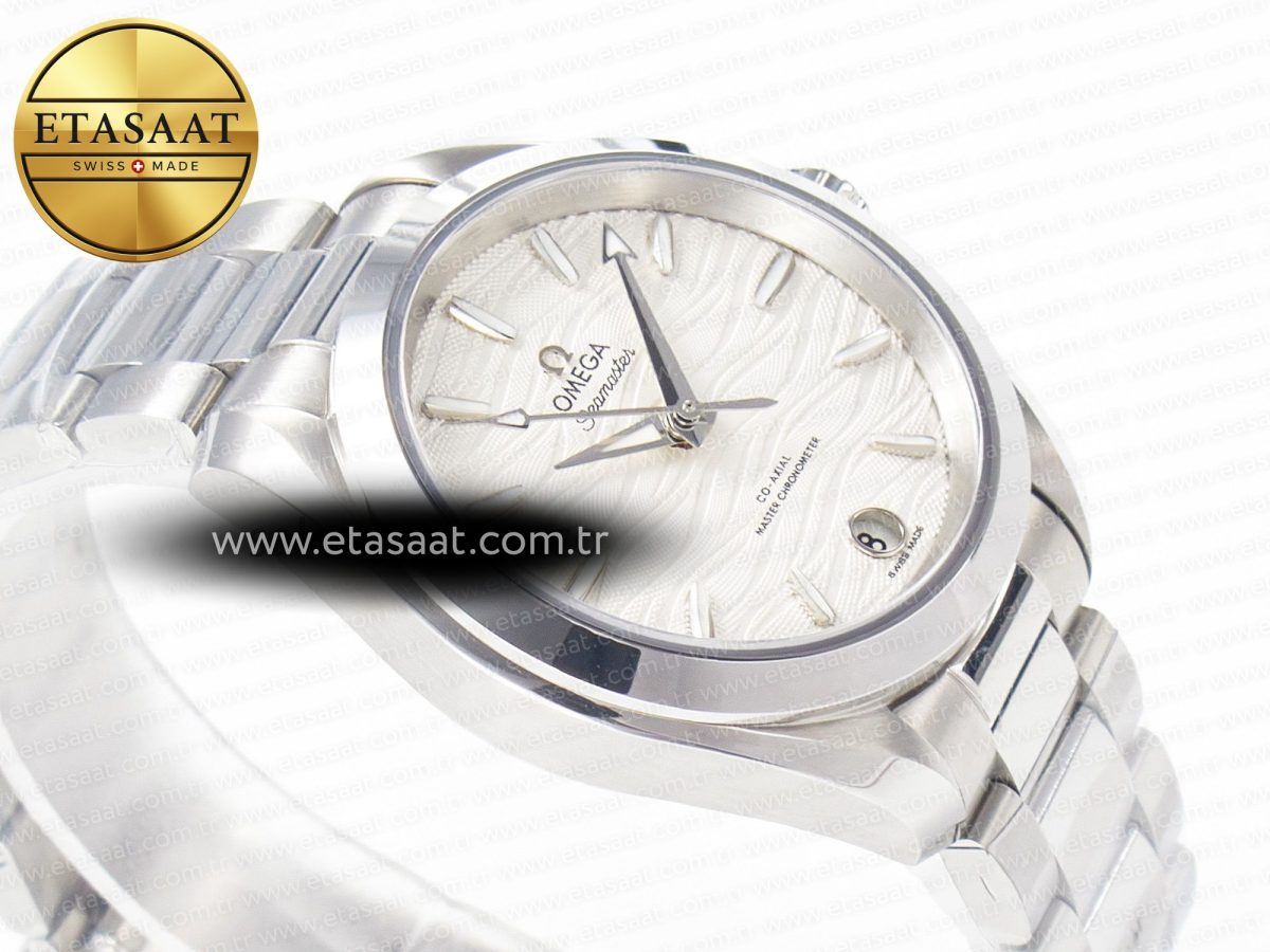 Omega Aqua Terra 150M SS VSF 1:1 Best Edition White Dial SS Hand on SS Bracelet A8800 - Görsel 7