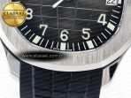 Patek Philippe Aquanaut 5167 40mm SS 3KF 1:1 Best Edition Black Dial on Black Rubber Strap A330 Super Clone V3 - Görsel 12