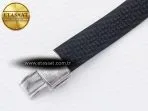 Patek Philippe Aquanaut 5167 40mm SS 3KF 1:1 Best Edition Black Dial on Black Rubber Strap A330 Super Clone V3 - Görsel 26