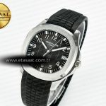 Patek Philippe Aquanaut 5167A SS 3KF 1:1 Best Edition Black Dial on Black Rubber Strap A324 Super Clone（New clasp）