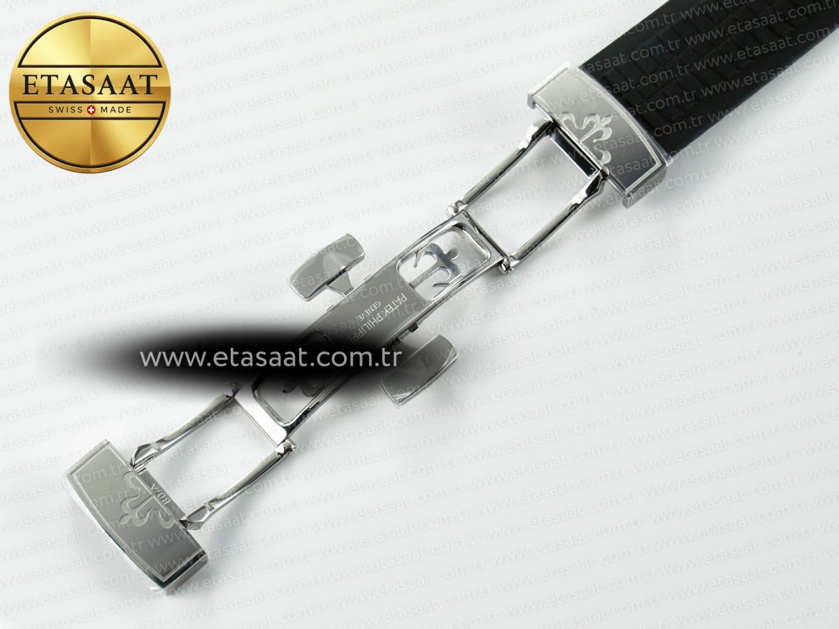 Patek Philippe Aquanaut 5167A SS 3KF 1:1 Best Edition Black Dial on Black Rubber Strap A324 Super Clone（New clasp） - Görsel 28