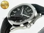 Patek Philippe Aquanaut 5167A SS 3KF 1:1 Best Edition Black Dial on Black Rubber Strap A324 Super Clone（New clasp） - Görsel 6