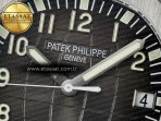 Patek Philippe Aquanaut 5167A SS ZF 1:1 Best Edition Black Dial on Black Rubber Strap 26-330 - Görsel 10