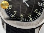 Patek Philippe Aquanaut 5167A SS ZF 1:1 Best Edition Black Dial on Black Rubber Strap 26-330 - Görsel 12
