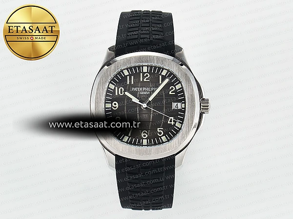 Patek Philippe Aquanaut 5167A ZF Siyah Kadran 26-330 Eta Saat Eta Saat - 1:1 Süper Klon Replika Saat