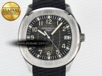 Patek Philippe Aquanaut 5167A SS ZF 1:1 Best Edition Black Dial on Black Rubber Strap 26-330 - Görsel 4