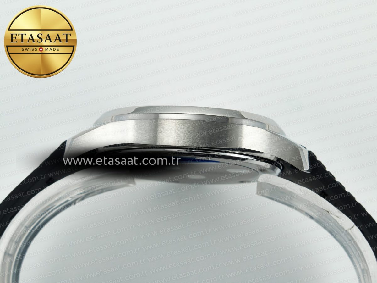 Patek Philippe Aquanaut 5267 SS PPF 1:1 Best Edition Black Textured Dial On Black Rubber Strap Ronda Quartz - Görsel 13