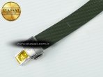 Patek Philippe Aquanaut 5267 SS PPF 1:1 Best Edition Green Textured Dial On Green Rubber Strap Ronda Quartz - Görsel 18