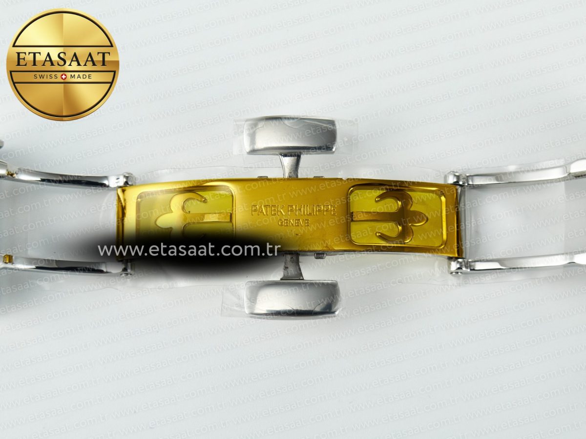 Patek Philippe Aquanaut 5267 SS PPF 1:1 Best Edition Green Textured Dial On Green Rubber Strap Ronda Quartz - Görsel 23
