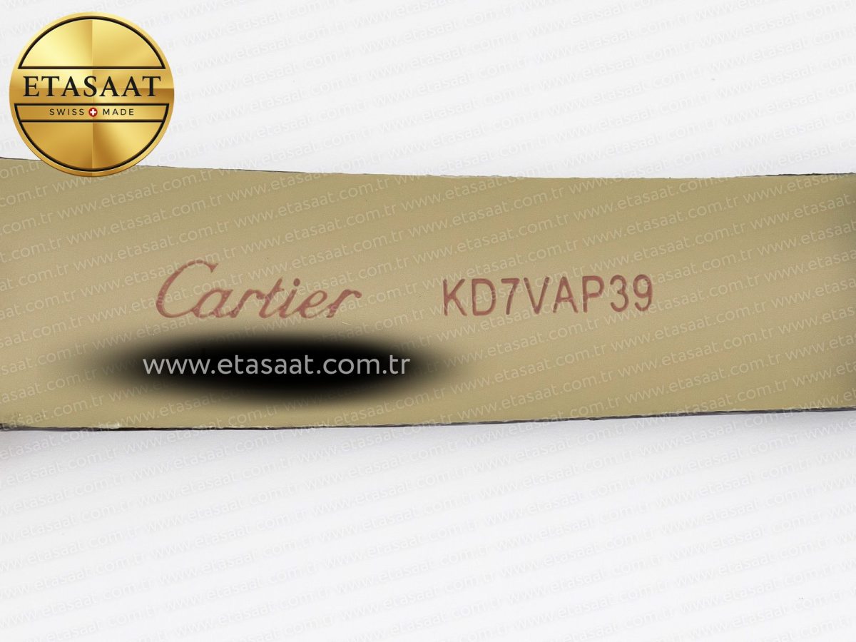 Cartier Ballon Blanc De Cartier 30mm RG DRF 1:1 Best Edition Silvered Texture Dial on Black Leather Strap Ronda Quartz - Görsel 19