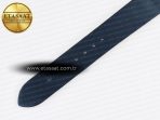 Cartier Ballon Blanc De Cartier 30mm SS DRF 1:1 Best Edition Silvered Texture Dial Diamonds Bezel on Blue Calfskin Strap Ronda Quartz - Görsel 16