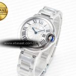Cartier Ballon Bleu White Textured Dial Quartz