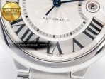 Cartier Ballon Bleu 42mm SS AF 1:1 Best Edition White Texture Dial on SS Bracelet A2824 V5 - Görsel 13