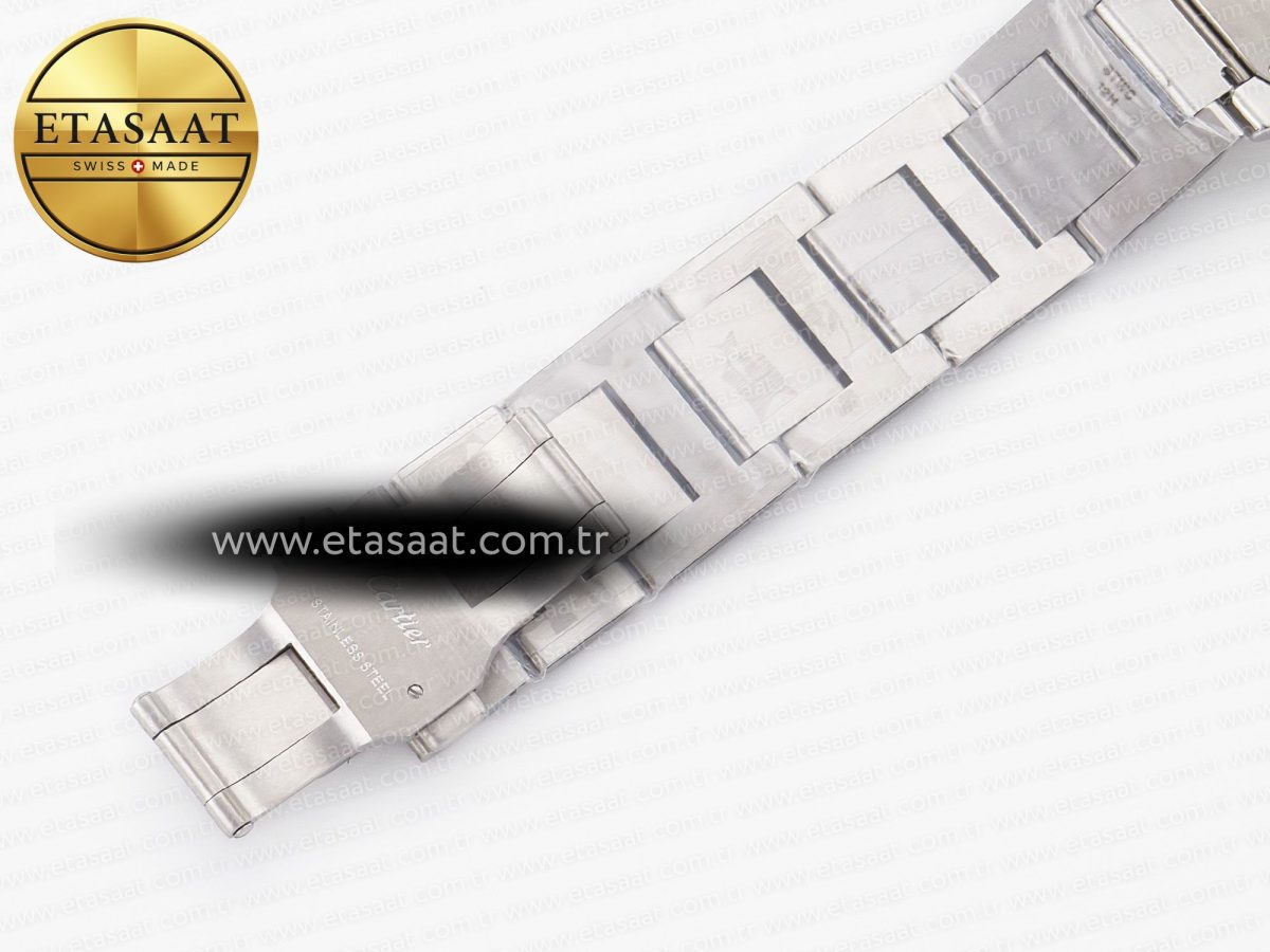 Cartier Ballon Bleu 42mm SS AF 1:1 Best Edition White Texture Dial on SS Bracelet A2824 V5 - Görsel 20