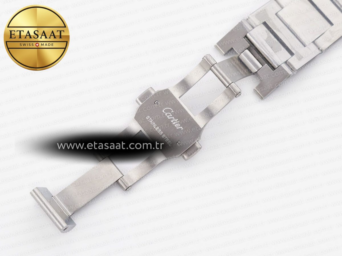 Cartier Ballon Bleu 42mm SS AF 1:1 Best Edition White Texture Dial on SS Bracelet A2824 V5 - Görsel 21