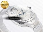 Cartier Ballon Bleu 42mm SS AF 1:1 Best Edition White Texture Dial on SS Bracelet A2824 V5 - Görsel 7