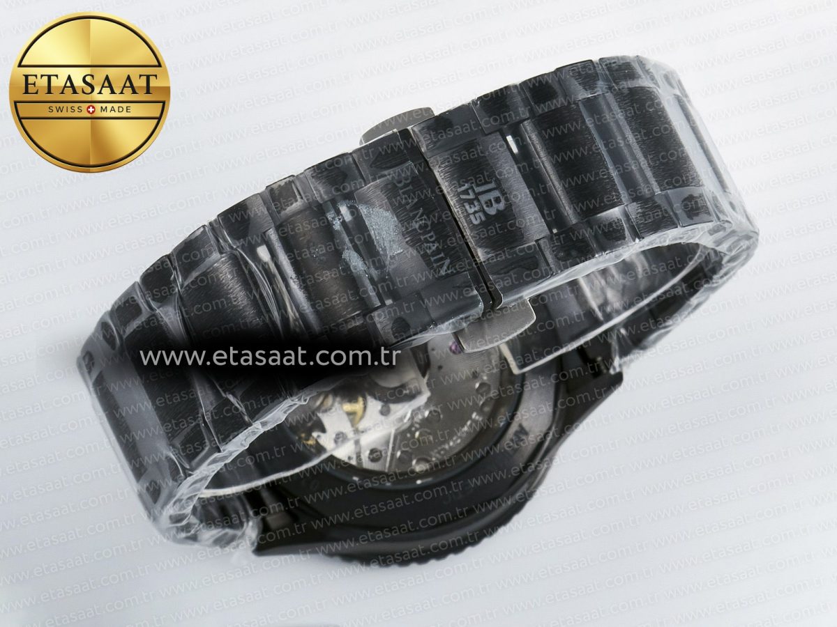Blancpain Bathyscaphe 43mm Ceramic DDDF 1:1 Best Edition Gray Dial on Ceramic Bracelet A6654 - Görsel 13