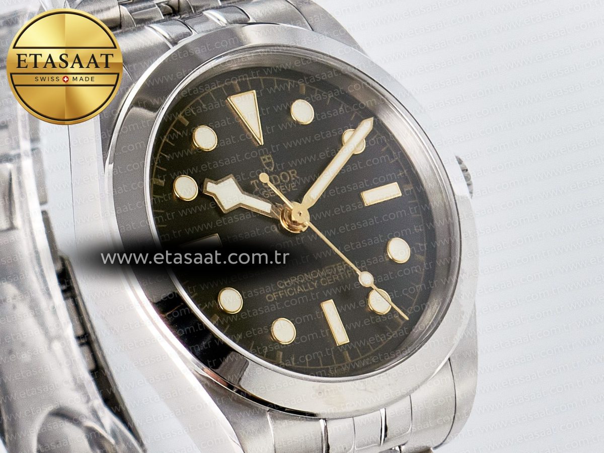 Tudor Black Bay 39mm SS KRF 1:1 Best Edition Anthracite Dial on Jubilee Bracelet A2824 - Görsel 5