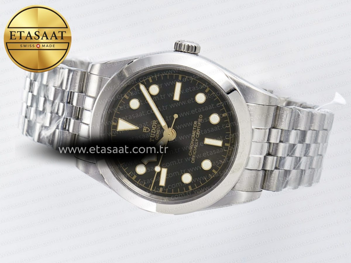 Tudor Black Bay 39mm SS KRF 1:1 Best Edition Anthracite Dial on Jubilee Bracelet A2824 - Görsel 8
