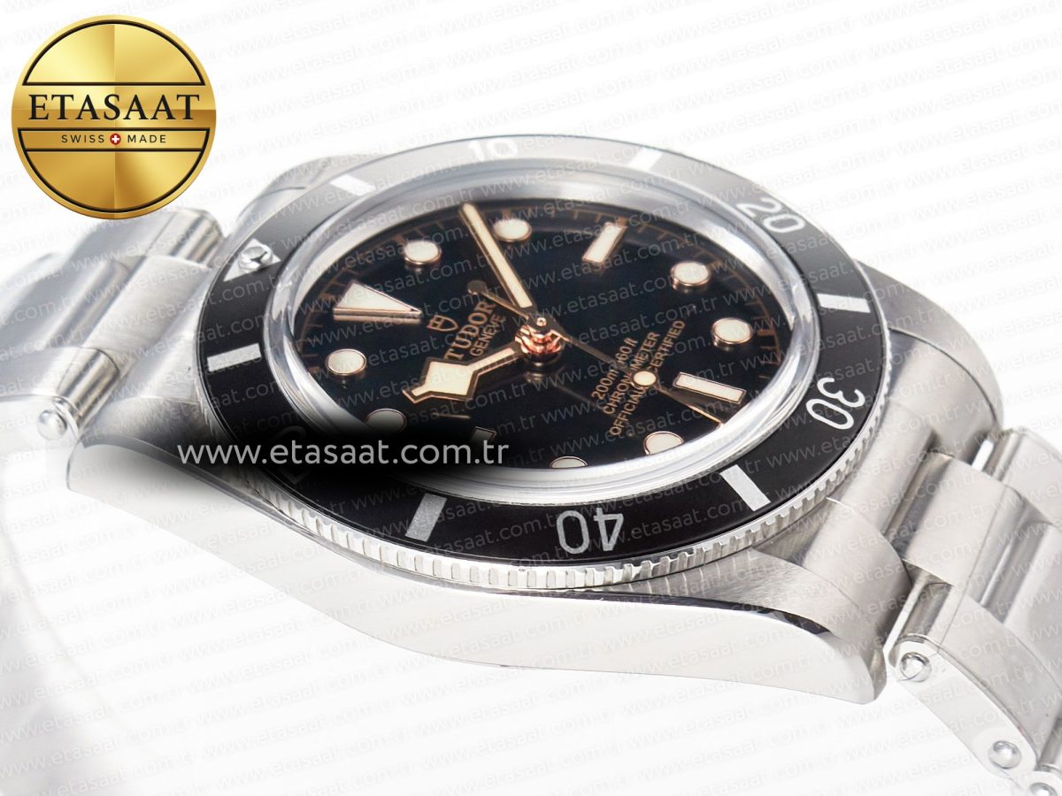 Tudor Black Bay 54 37mm SS ZF 1:1 Best Edition Black Dial on SS Bracelet A2824 - Görsel 7