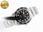 Tudor Black Bay 54 37mm SS ZF 1:1 Best Edition Black Dial on SS Bracelet A2824 - Görsel 8