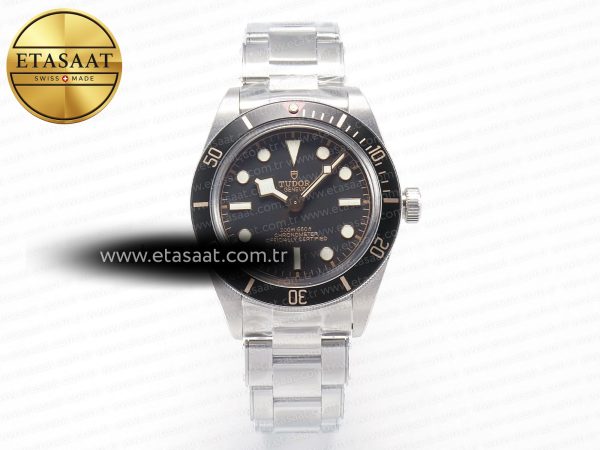 Tudor Siyah Bay 58 39mm SS ZF Kadran Bilezik A2824 Eta Saat - 1:1 Süper Klon Replika Saat