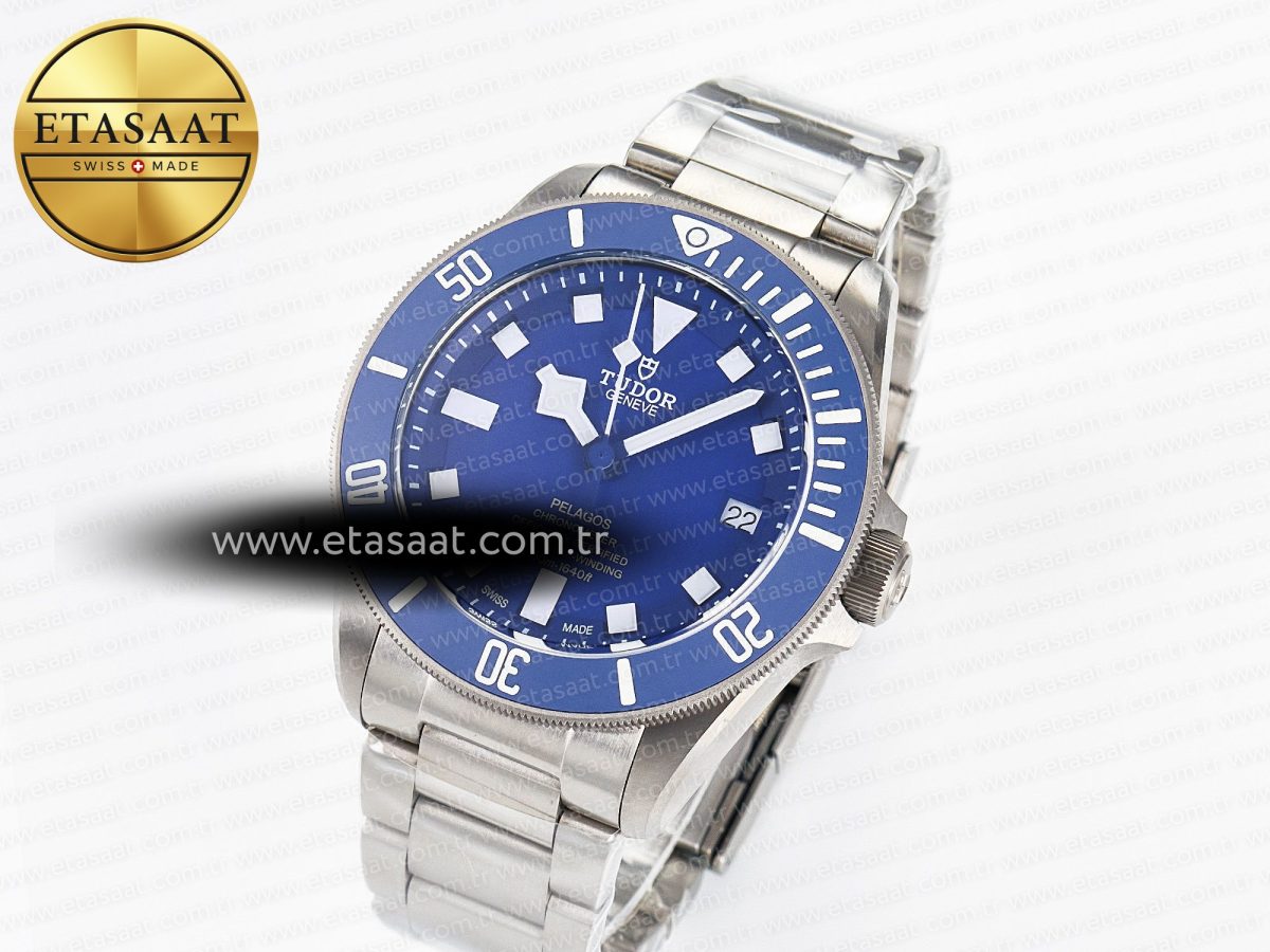 Tudor Blue Pelagos XF 1:1 Best Edition on Titanium Bracelet A2824 V5 - Görsel 1