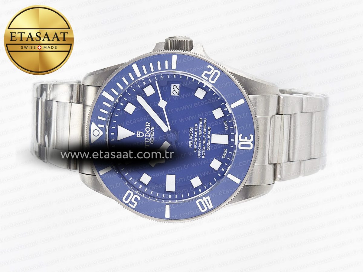 Tudor Blue Pelagos XF 1:1 Best Edition on Titanium Bracelet A2824 V5 - Görsel 9