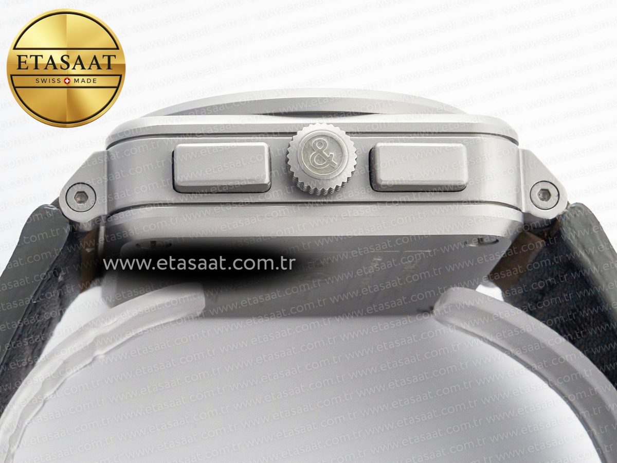 Bell Ross BR 03-94 Horolum Chronograph 1:1 Best Edition Brown Dial on Leather Strap Asia 7750 - Görsel 16