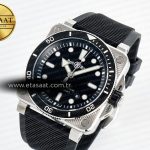 Bell Ross BR03-92 Diver BRF 1:1 Best Edition Black Dial on Black Rubber Strap A2824