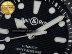 Bell Ross BR03-92 Diver BRF 1:1 Best Edition Black Dial on Black Rubber Strap A2824 - Görsel 10