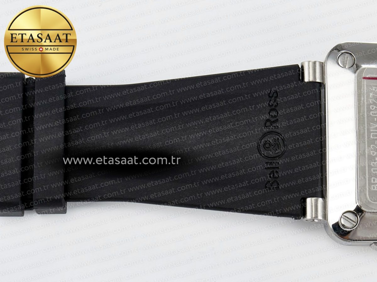 Bell Ross BR03-92 Diver BRF 1:1 Best Edition Black Dial on Black Rubber Strap A2824 - Görsel 23