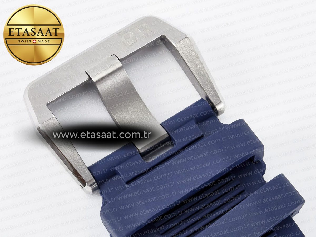 Bell Ross BR03-92 Diver BRF 1:1 Best Edition Blue Dial on Blue Rubber Strap A2824 - Görsel 22