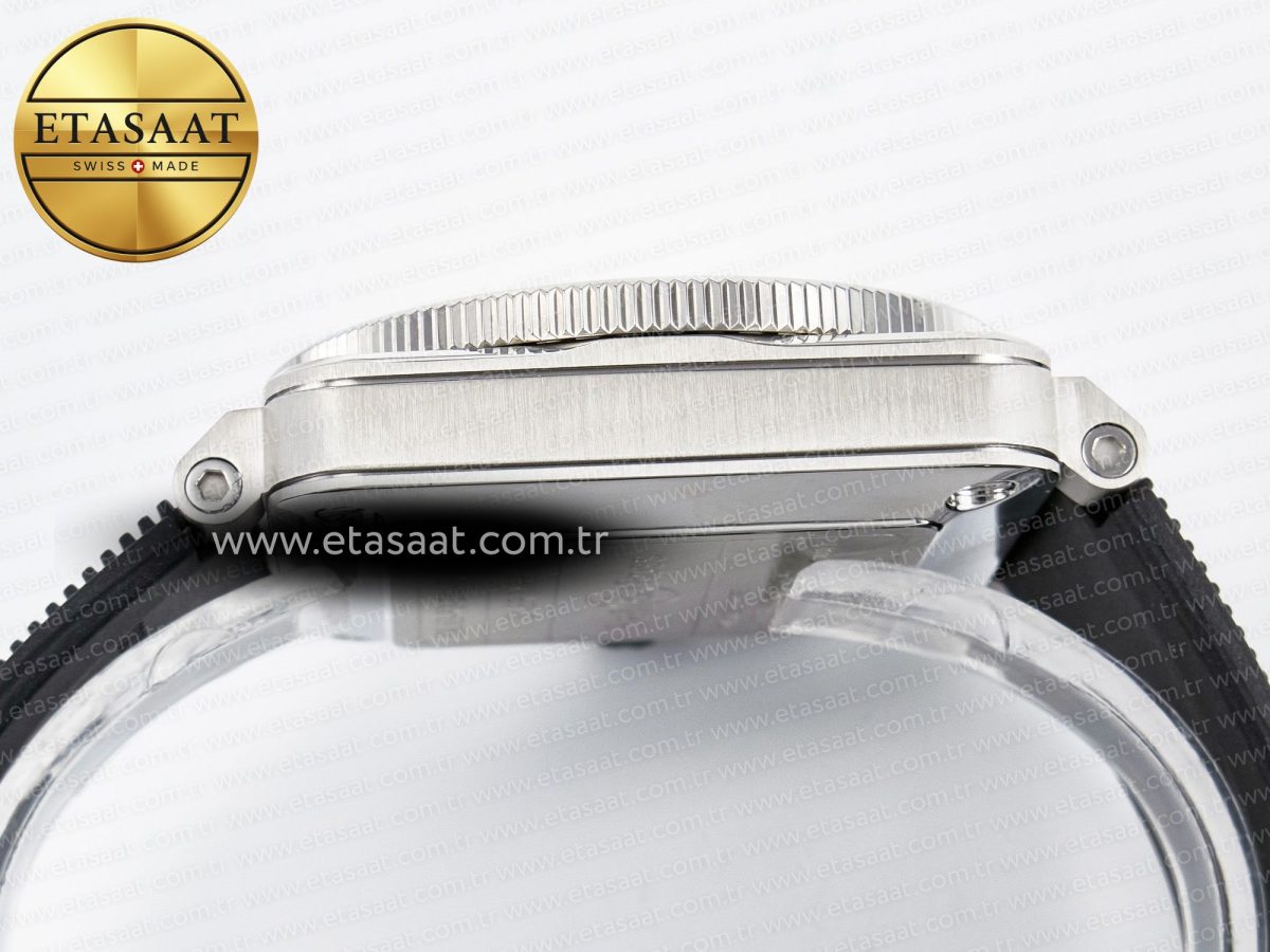 Bell Ross BR03-92 Diver BRF 1:1 Best Edition White Dial on Black Rubber Strap A2824 - Görsel 14