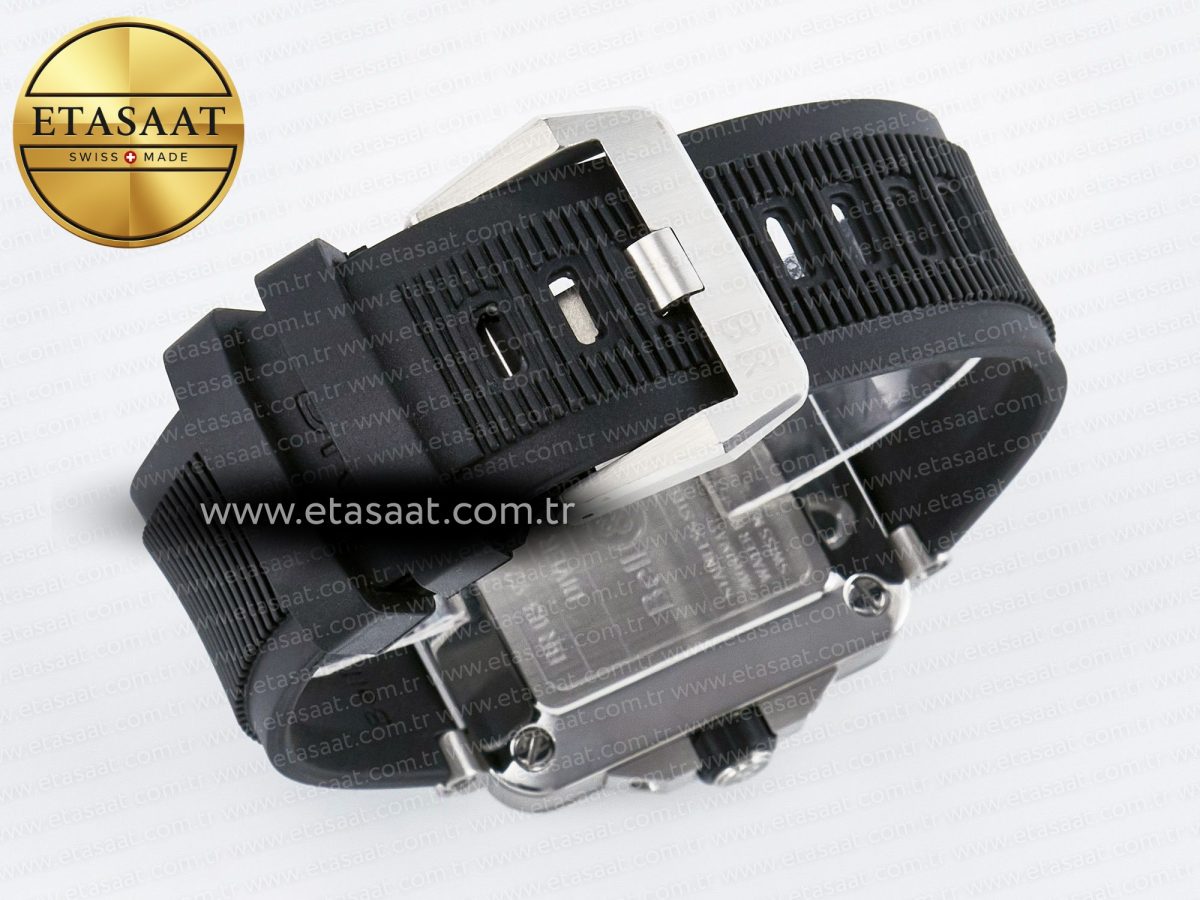 Bell Ross BR03-92 Diver BRF 1:1 Best Edition White Dial on Black Rubber Strap A2824 - Görsel 16