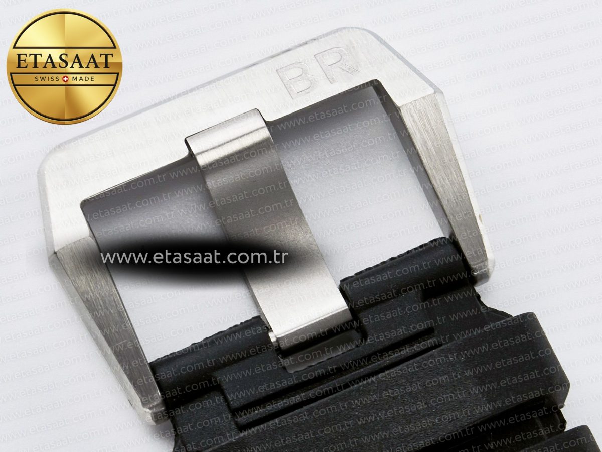 Bell Ross BR03-92 Diver BRF 1:1 Best Edition White Dial on Black Rubber Strap A2824 - Görsel 22