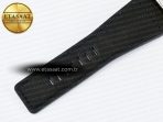 Bell Ross BR03-93 GMT BRF 1:1 Best Edition Black Dial on Black Leather Strap A2824 - Görsel 18