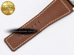 Bell Ross BR03-93 GMT BRF 1:1 Best Edition White Dial on Brown Leather Strap A2824 - Görsel 18
