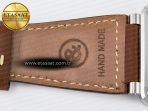 Bell Ross BR03-93 GMT BRF 1:1 Best Edition White Dial on Brown Leather Strap A2824 - Görsel 21